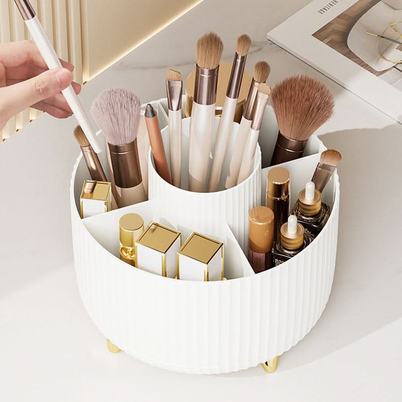 Makeup Organizer 360° Rotating Carousel 5 Compartments