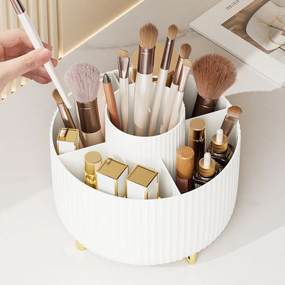 Makeup Organizer 360° Rotating Carousel 5 Compartments