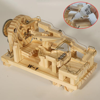 Marble Run Solid Wood & Metal Gears Endless Motion