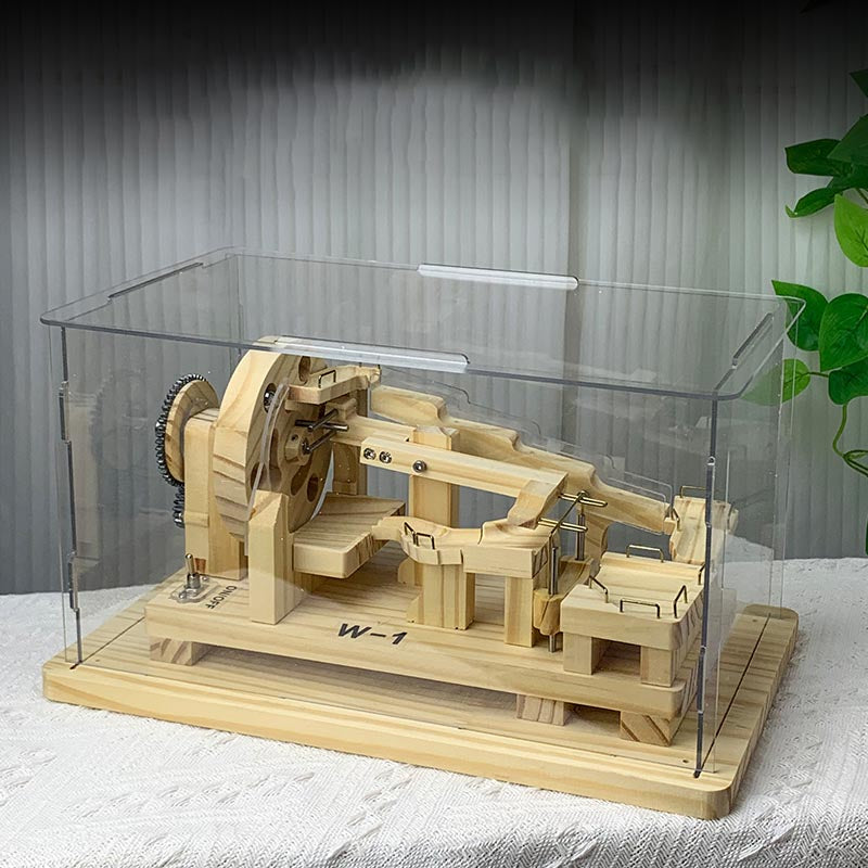 Marble Run Solid Wood & Metal Gears Endless Motion