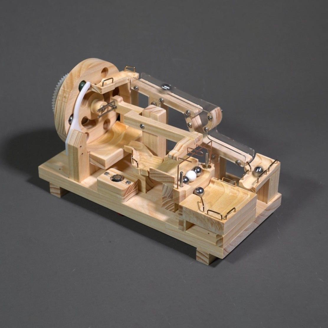 Marble Run Solid Wood & Metal Gears Endless Motion