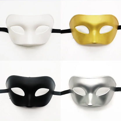 Masquerade Mask Adjustable Strap Durable Easy-Clean Design