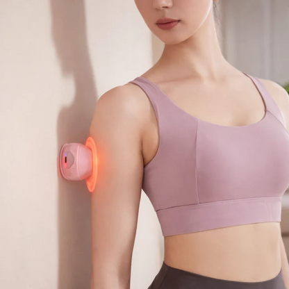 Massage Ball Hands-Free Suction Base Heat & Vibration