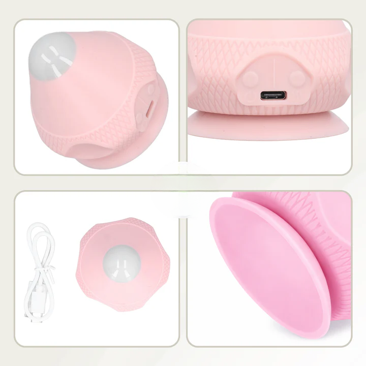 Massage Ball Hands-Free Suction Base Heat & Vibration