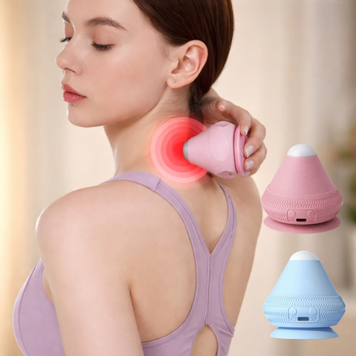 Massage Ball Hands-Free Suction Cup Targeted Pain Relief