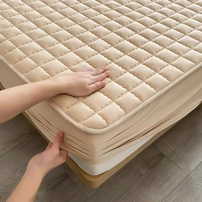 Mattress Protector Water-Resistant Quilted Breathable Machine-Washable
