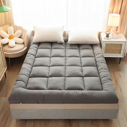 Mattress Topper Thick Quilted Breathable Microfiber Fitted Design