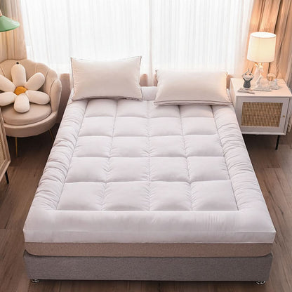 Mattress Topper Thick Quilted Breathable Microfiber Fitted Design