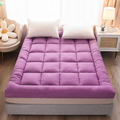 Mattress Topper Thick Quilted Breathable Microfiber Fitted Design