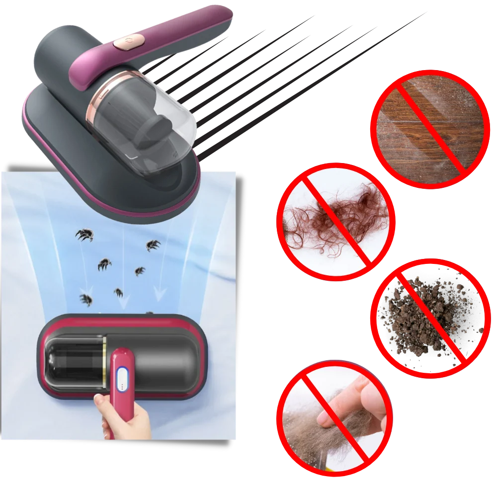Mattress Vacuum Cleaner Cordless UV-C Upholstery Cleaning