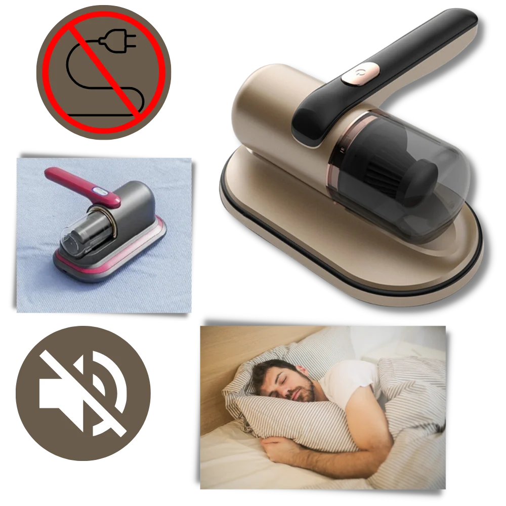 Mattress Vacuum Cleaner Cordless UV-C Upholstery Cleaning