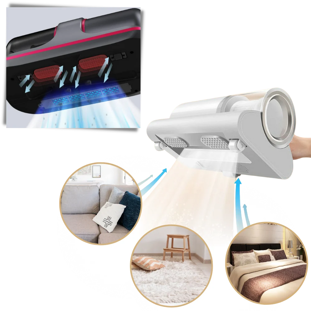 Mattress Vacuum Cleaner Cordless UV-C Upholstery Cleaning