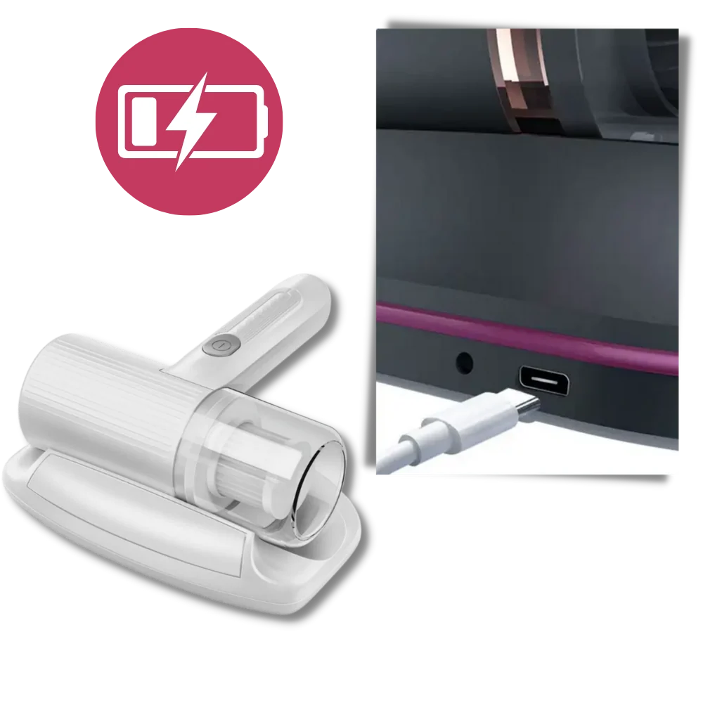 Mattress Vacuum Cleaner Cordless UV-C Upholstery Cleaning