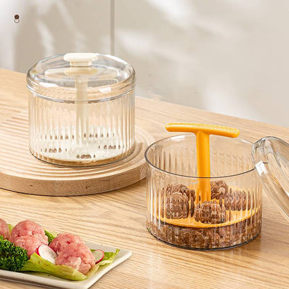 Meatball Press Multi-Portion Airtight Glass Container