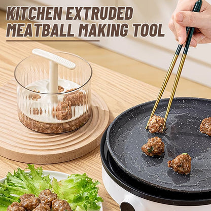 Meatball Press Multi-Portion Airtight Glass Container