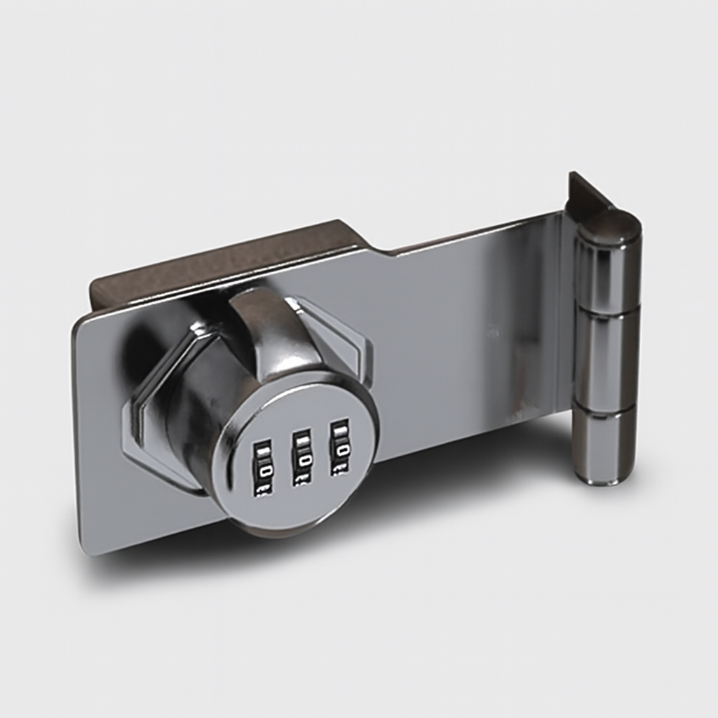 Mechanical Door Lock Keyless 3-Digit Zinc Alloy