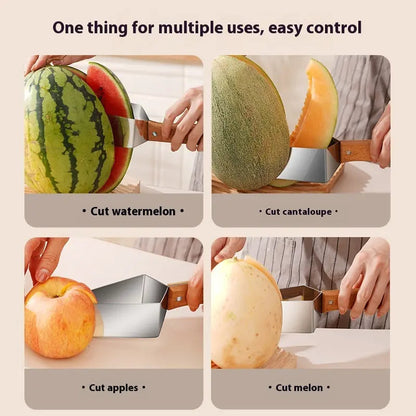 Melon Slicer Razor-Sharp Stainless Steel Blade Soft-Grip Handle