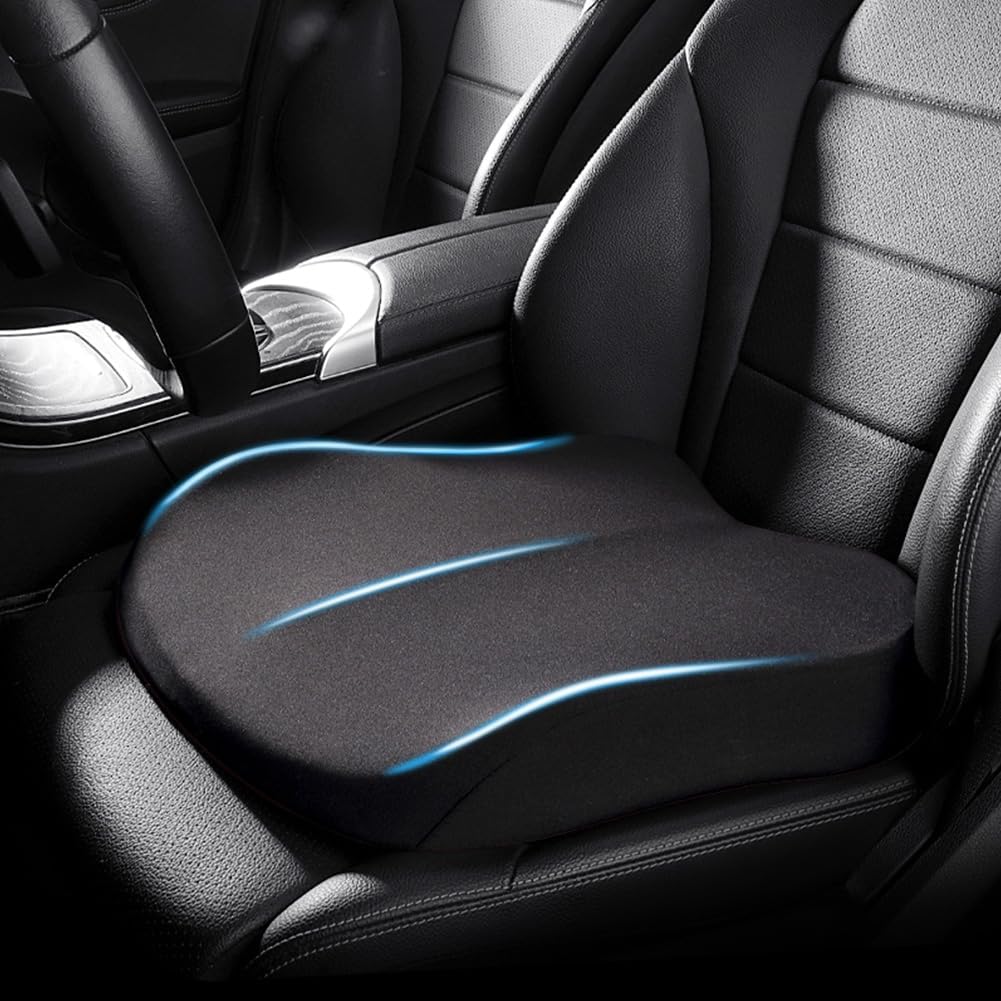 Memory Foam Ergonomic Seat Booster Cushion for Cars