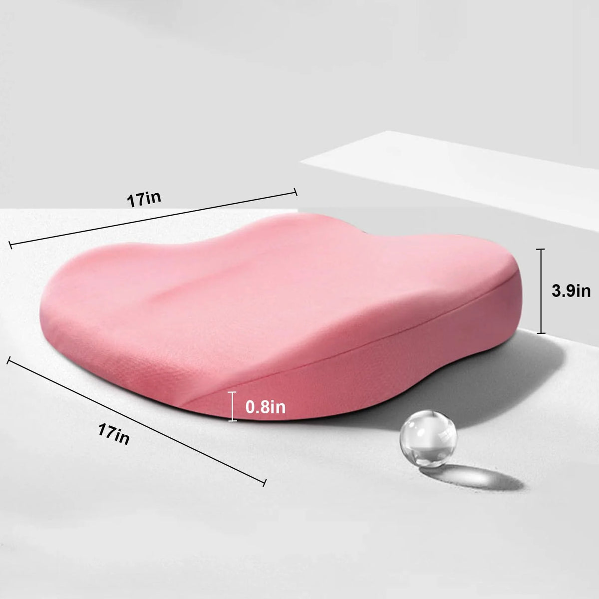 Memory Foam Ergonomic Seat Booster Cushion for Cars
