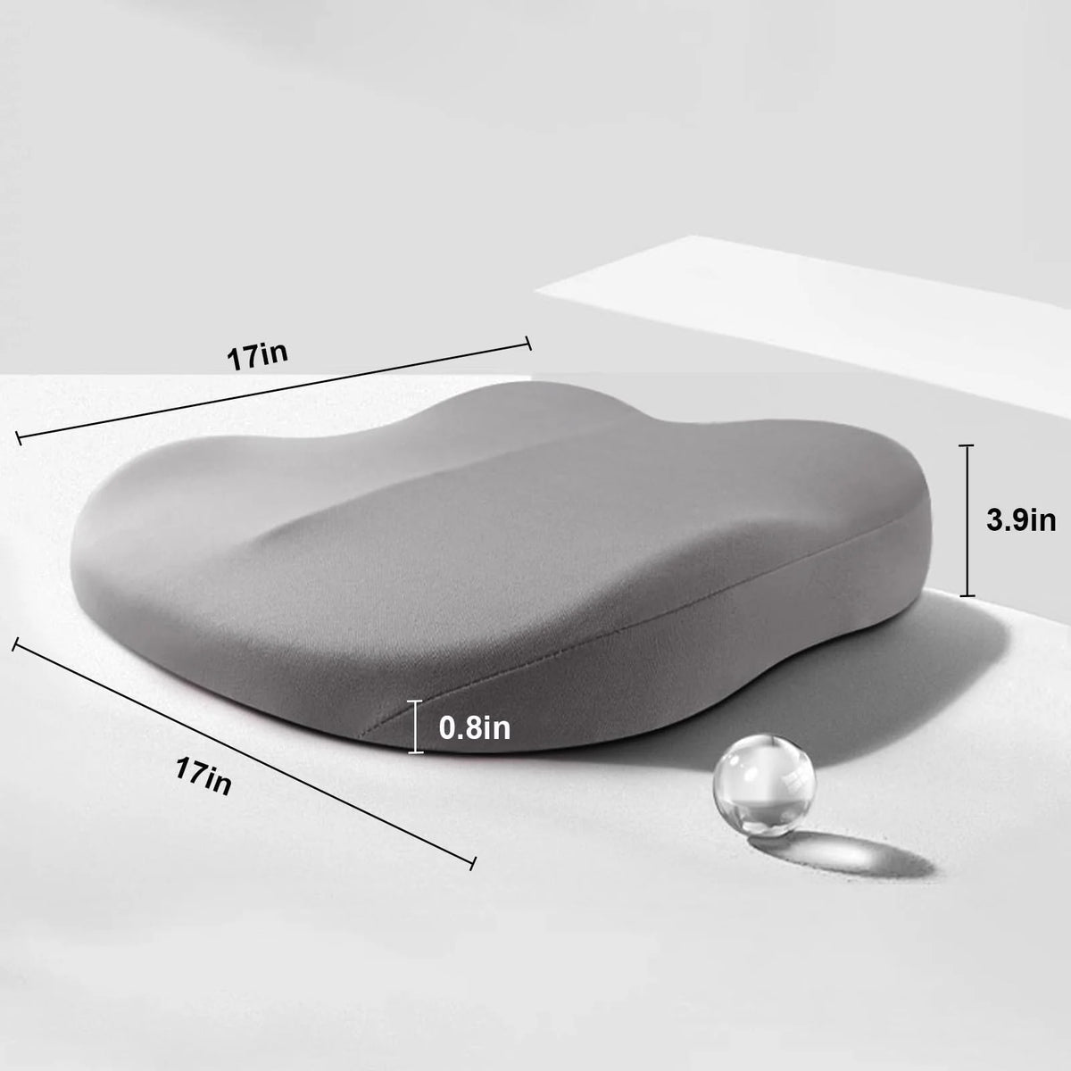 Memory Foam Ergonomic Seat Booster Cushion for Cars