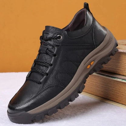 Men’s Casual Shoes Genuine Leather Lightweight Water-Resistant Padded Comfort