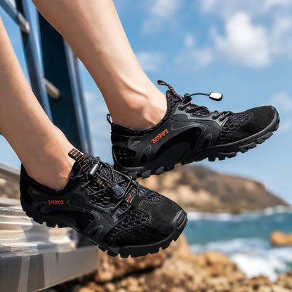 Men's Hiking Shoes Breathable & Water-Resistant Anti-Slip Sole