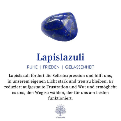 Men's Rosary Necklace with Lapis Lazuli and Tiger Eye – Orion Design