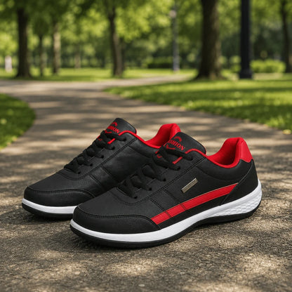 Men’s Sneakers Orthopedic Support Leather Upper