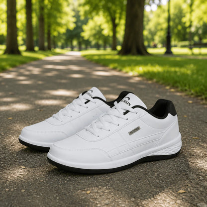 Men’s Sneakers Orthopedic Support Leather Upper