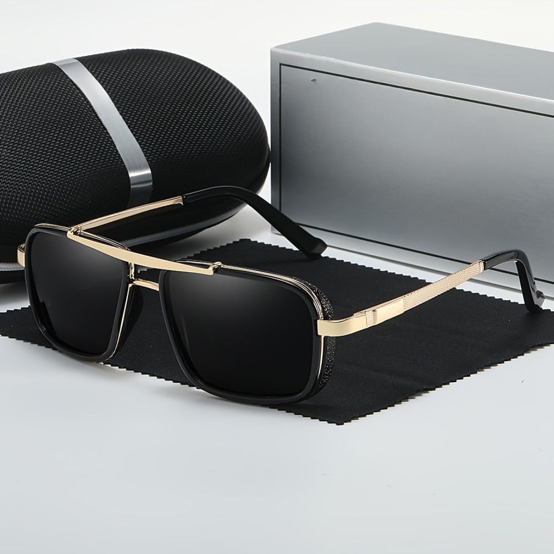 Men's Sunglasses Polarized UV Protection Stainless Steel Frame