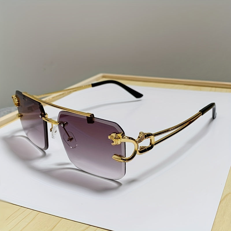 Men's Sunglasses Rimless UV400 & Anti-Reflective