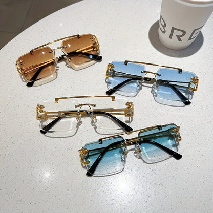 Men's Sunglasses Rimless UV400 & Anti-Reflective