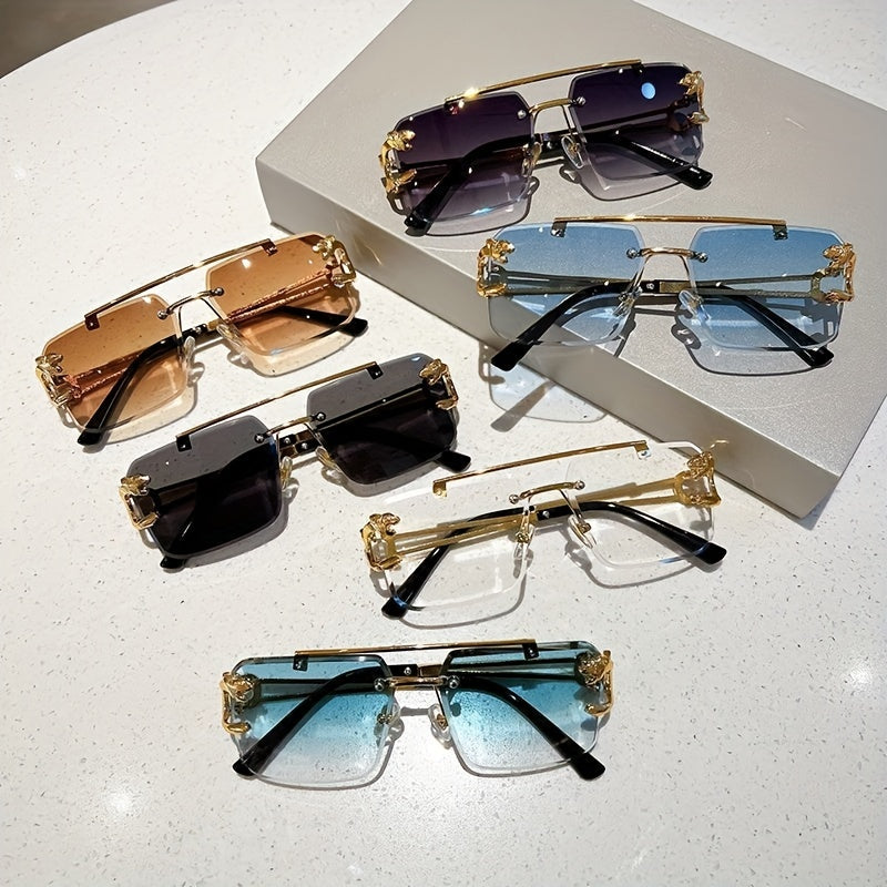 Men's Sunglasses Rimless UV400 & Anti-Reflective