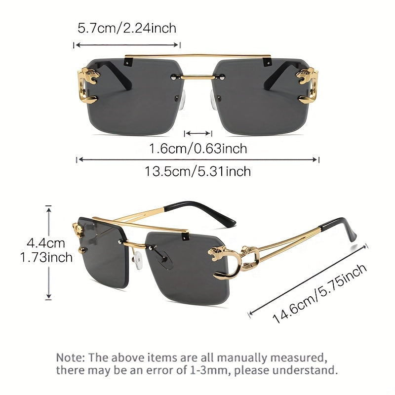 Men's Sunglasses Rimless UV400 & Anti-Reflective