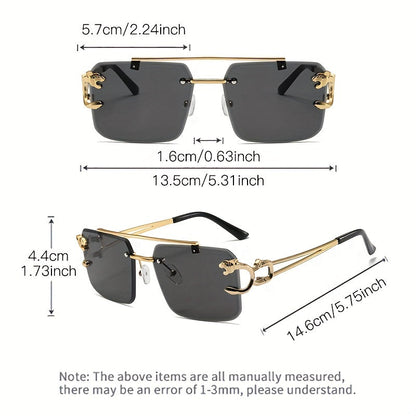 Men's Sunglasses Rimless UV400 & Anti-Reflective