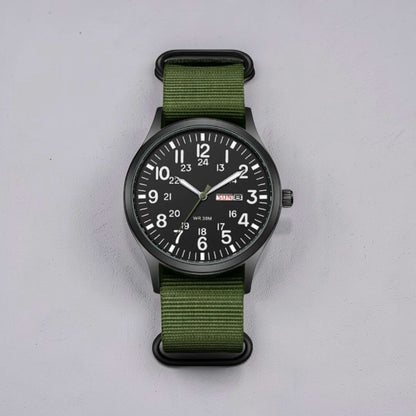 Men's Watch Military Style Waterproof NATO Strap