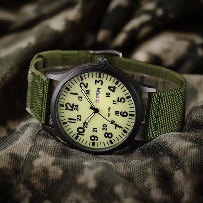 Men's Watch Military Style Waterproof NATO Strap