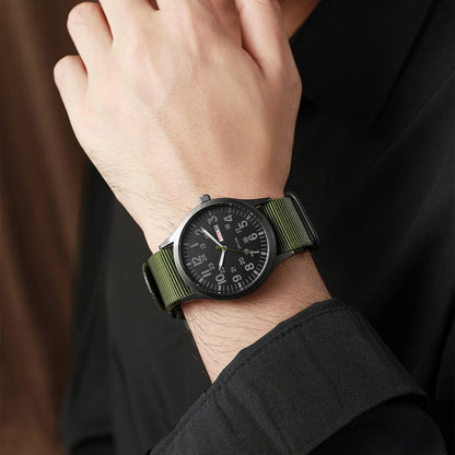 Men's Watch Military Style Waterproof NATO Strap
