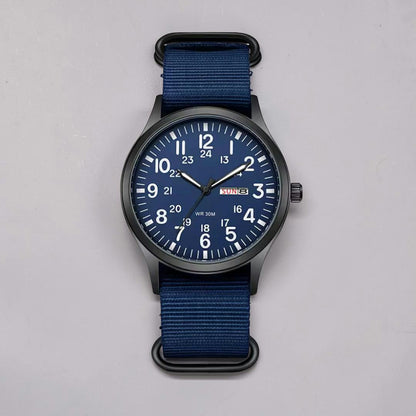Men's Watch Military Style Waterproof NATO Strap