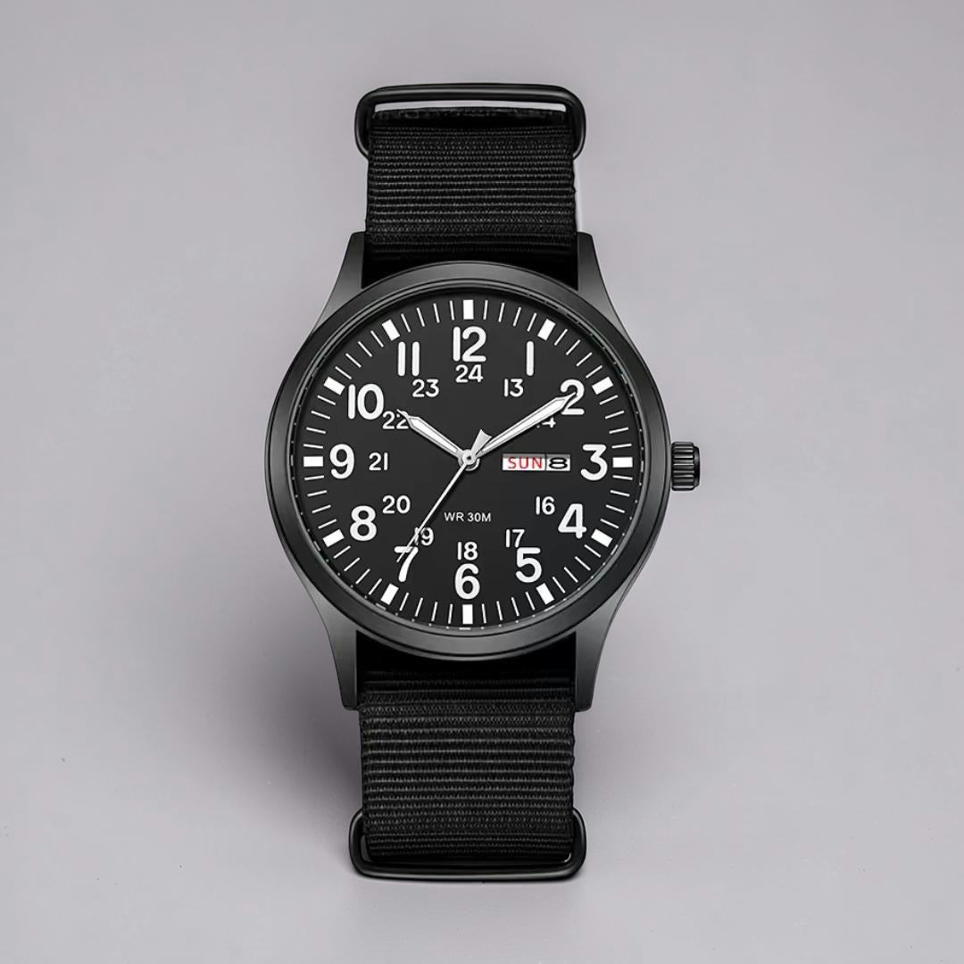 Men's Watch Military Style Waterproof NATO Strap
