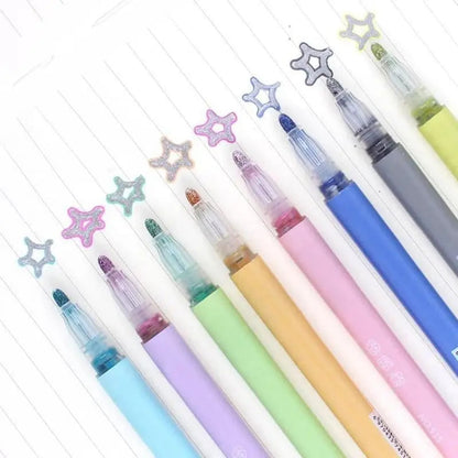 Metallic Marker Set Shimmering Multi-Surface Non-Toxic