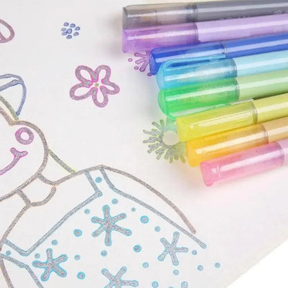 Metallic Marker Set Shimmering Multi-Surface Non-Toxic