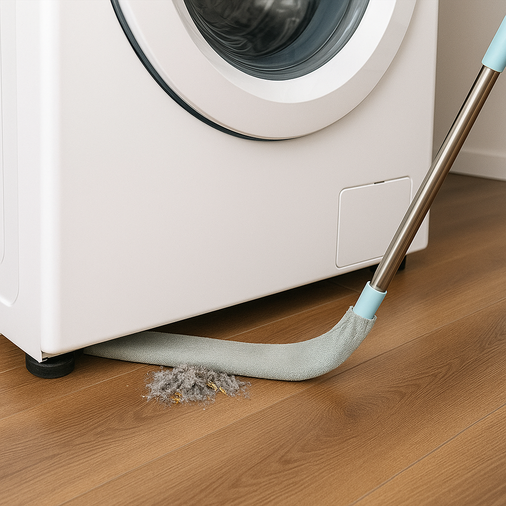 Microfiber Duster Flexible Head Extendable Stainless Steel Handle