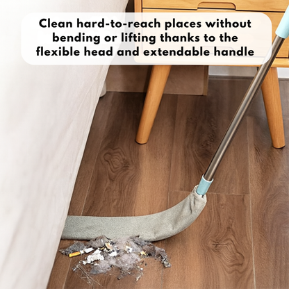 Microfiber Duster Flexible Head Extendable Stainless Steel Handle