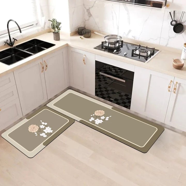 Microfiber Floor Mat Highly Absorbent Non-Slip Backing & Machine Washable