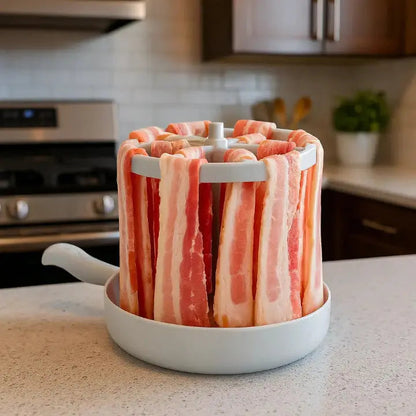 Microwave Bacon Maker Vertical Hanging BPA-Free & Dishwasher-Safe
