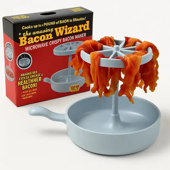 Microwave Bacon Maker Vertical Hanging BPA-Free & Dishwasher-Safe