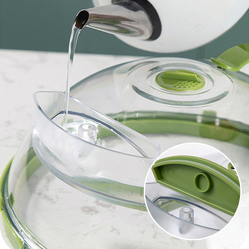 Microwave Cover Steam Reservoir & Splash-Stop
