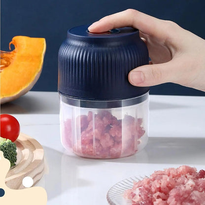 Mini Chopper USB Rechargeable Stainless Steel Blades