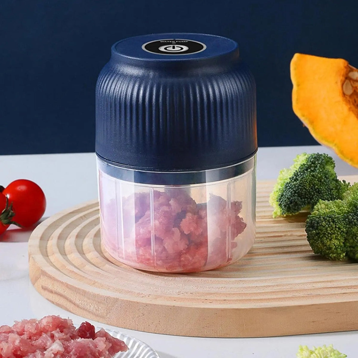 Mini Chopper USB Rechargeable Stainless Steel Blades